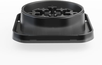 Slow Feeder Dog Bowls for Small Breed, Anti-Slip Puzzle Feeder Bowl to Slow Down Eating for Dogs, 1 Cup Maze Pet Food Feeding Bowl, Bloat Stop Preventing Puppy Dish - Starry Gray