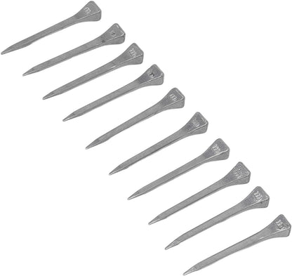 250 Pcs Horseshoe Nails High Tensile Strength Good Elasticity Accurately Crafted Steel Horse Shoe Nails for Farrier Use (FJ0RACE)