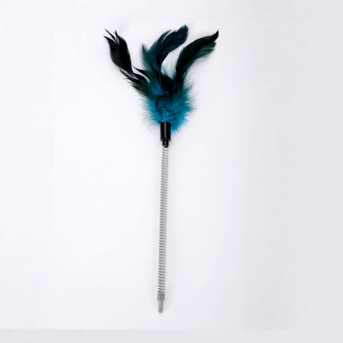 SHENGOCASE 5-Pack Feather Toy Replacement, Spring Rod with M6 Screw, Interactive Hanging Toy, Cat Tree Scratching Post Accessories