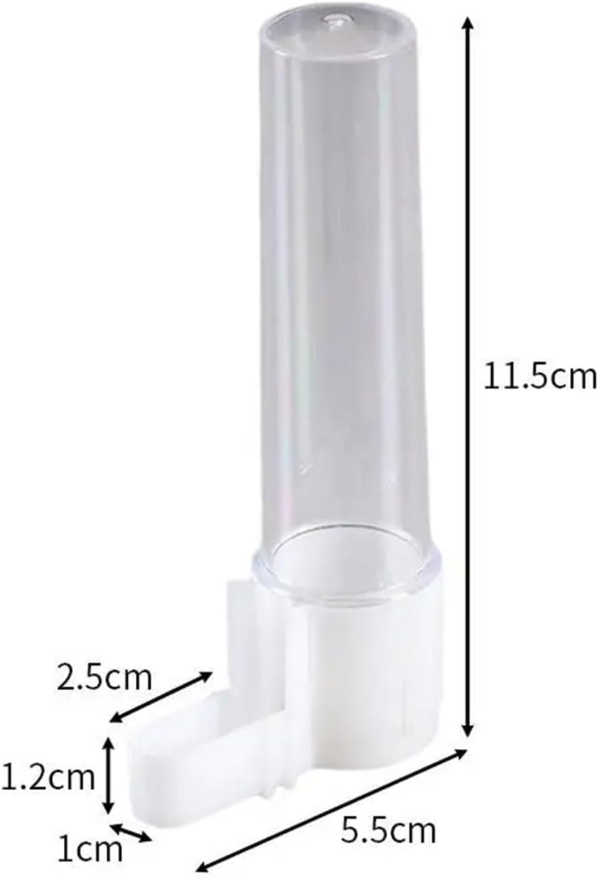 Bird Feeder, Automatic Transparent Bird Water Dispenser and Feeder Bottle Anti-Spatter Easy Clean Simple Design Pet Supplies,for Garden(Green)