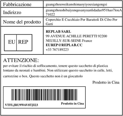 Lid and Spoon for Cat Food Jars | Lids for Cans and Spoons for Cats, Silicone Cover for Storage, and Scoop for Portioning Meals