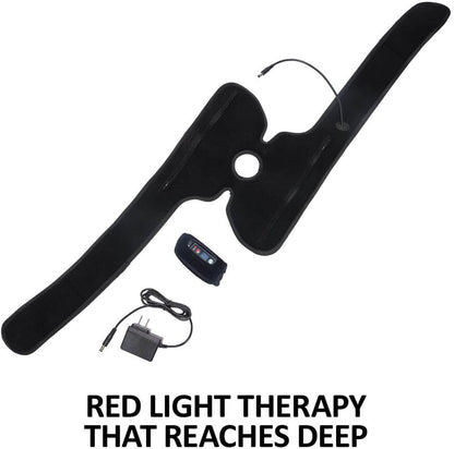 Schneiders EquiCare LED Red Light Human Knee Wrap for Horses | 660nm Red & 850nm Near-Infrared Light | Cordless Comfort Wrap for Everyday Knee Use