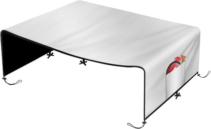 Dog Kennel Cover, 210D Oxford Tarp, Waterproof Privacy Enclosure for Large Outdoor Crates, Patio Picnic Camping Backyard Shade Protection Weather Shield, Sturdy Build for Daily Outdoor Use