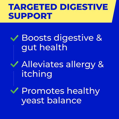 Probiotics for Dogs + Digestive Enzymes - Omega and Pumpkin - Gut Health and Immune Support -Relieves Diarrhea,Gas,Constipation- Made in USA - 120 Chews Pack of 1 Bacon