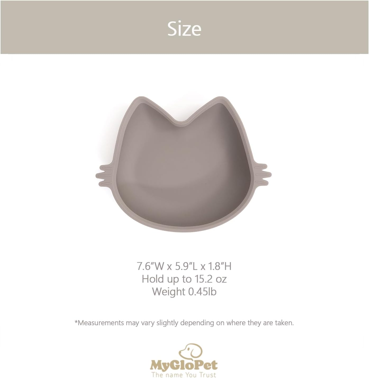 Platinum Silicone MoaCat Bowl, Wellbeing Pet Bowl, Premium, Odorless, BPA-Free, Food-Grade, Microwave & Dishwasher Safe, Sensitive Stomach, Eco-Friendly Travel Bowl (Cream)