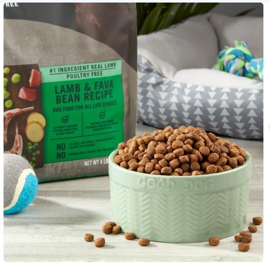 Pure Balance Lamb & Fava Bean Recipe Dry Dog Food, Grain-Free, 11 lbs