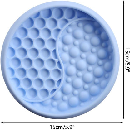 Dog Lick Bowl, Silicone Anti-Choking Cat Feeding Bowls Non-Slip Pet Slow Feeder Bowl with Suction Cups for Dogs Cats