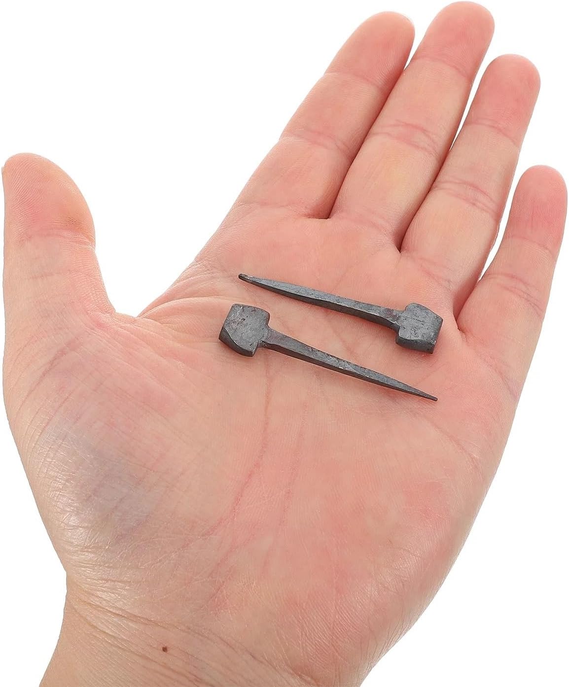 Horseshoe Nails 20 PCS Metal Horseshoe Nails Iron Hoof Fixators Strong Tensile Strength Horse Shoe Nail for Stable Use for Securing Firmly