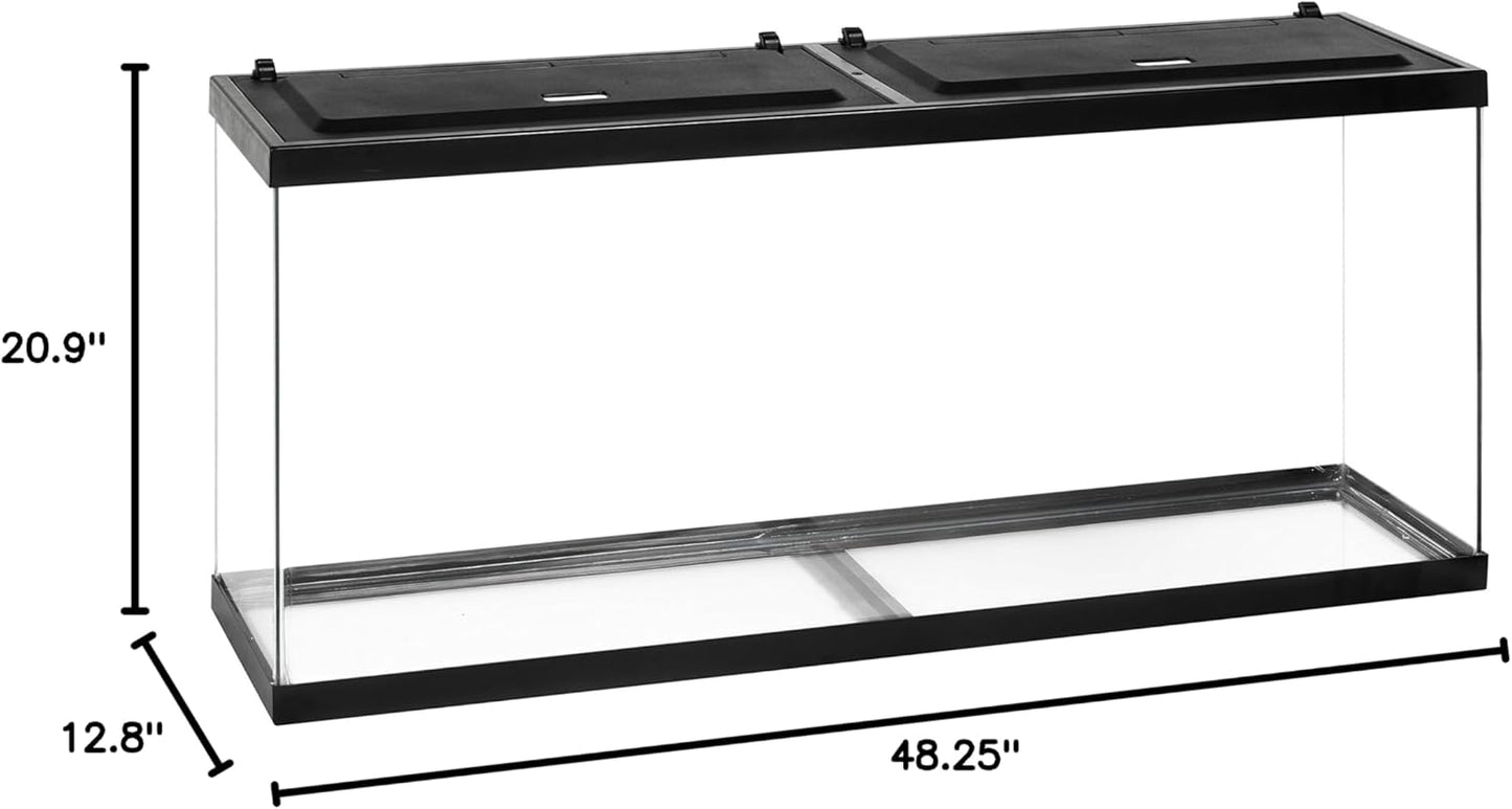 Tetra 55 Gallon Aquarium Kit with Fish Tank, Fish Net, Fish Food, Filter, Heater and Water Conditioners