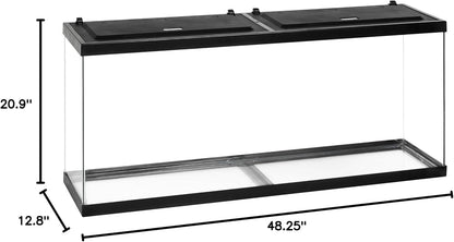 Tetra 55 Gallon Aquarium Kit with Fish Tank, Fish Net, Fish Food, Filter, Heater and Water Conditioners