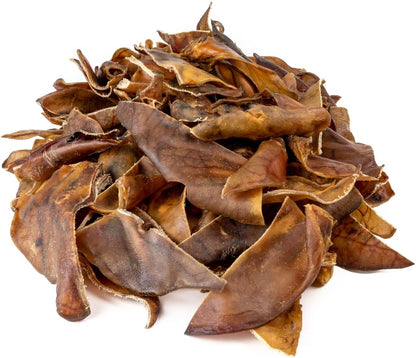 Mighty Paw Half Pig Ears for Dogs - All Natural, Single Ingredient Treats. Better Than Rawhide Pet Snacks for Small and Large/Medium Pets. Pigs Ear Dogs Chews (6lb)