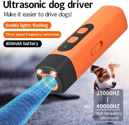 2025 Dog Bark Deterrent,Rechargeable Sonic Dog Repeller,Safe 25KHz Sonic Frequency Transmitter,Anti Bark Device for Dogs,50ft Range Professional Dog Training Tool,LED Indoor/Outdoor Barking Silencer.