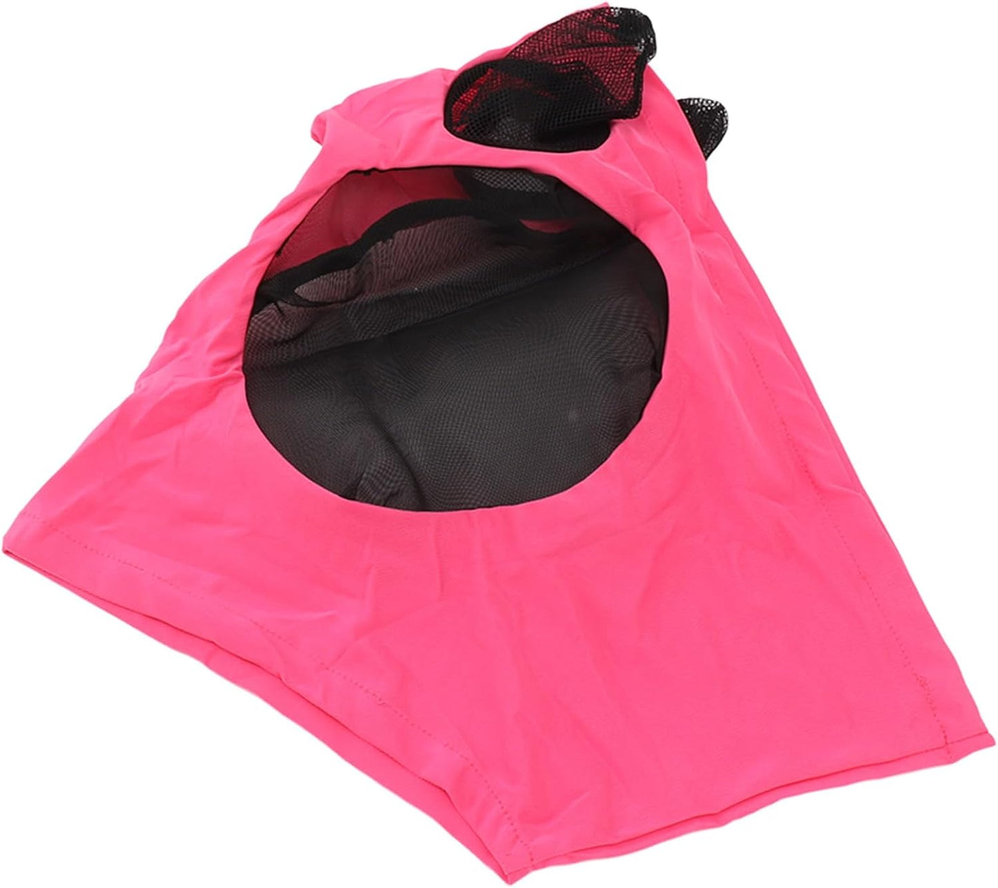 Estink Horse Fly Mask with Ears Horse Face Mask with Ears Horse Mesh Fly Mask Protection 60% Proof Breathable Stretchable for All Horses Arab Cob (Rose Red)