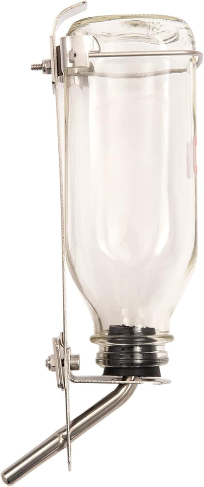 Lixit Heavy Duty Deluxe Glass Water Bottles for Birds, Dogs and Small Animals. (32oz Medium Tube)