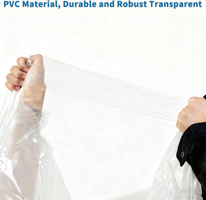 600D Heavy Duty Waterproof Outdoor Dog Kennel Cover, Full Coverage for 8.1'Dx4.1'Wx6.06'H Dog Cages, Only Cover