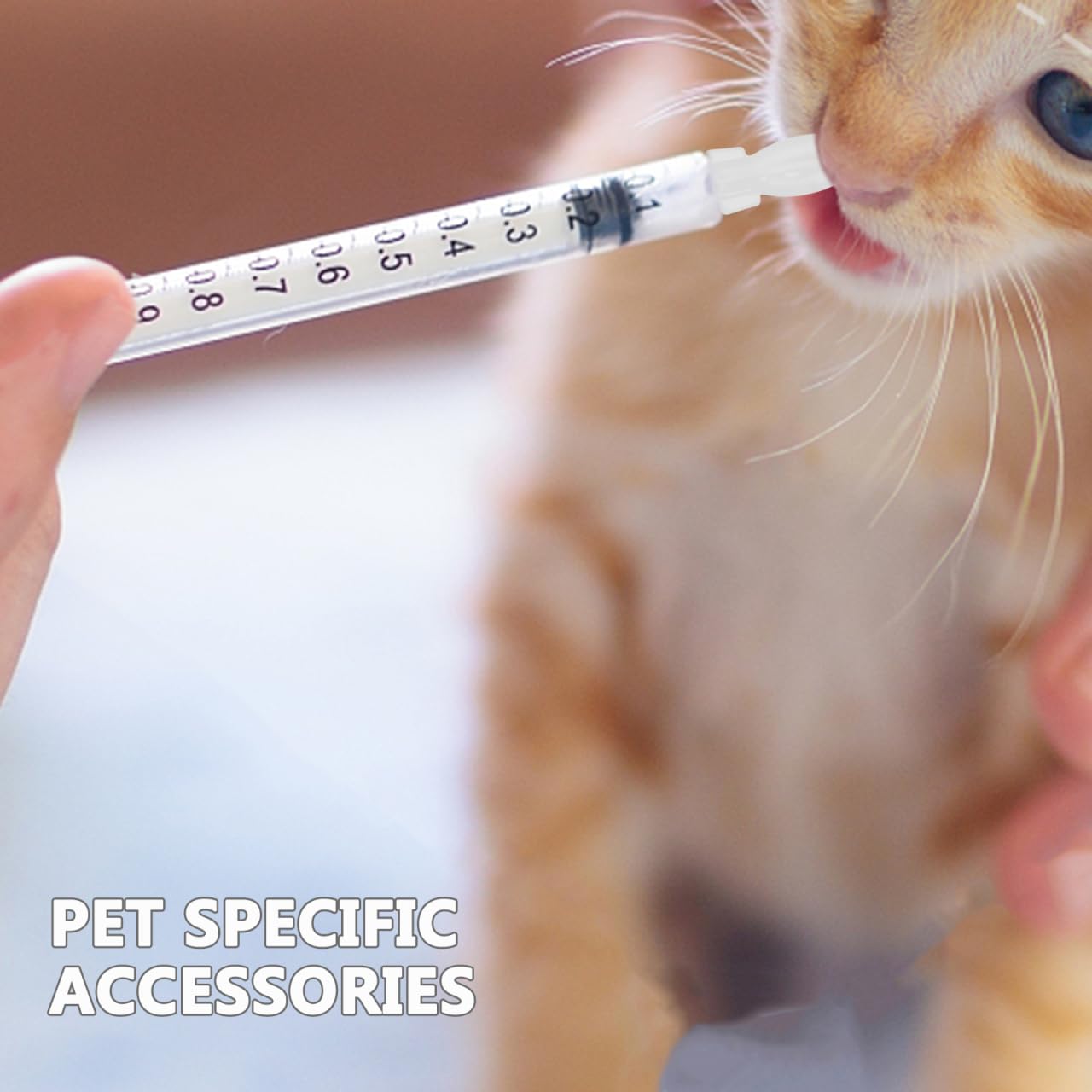 Mikikit Kitten Feeding Nipples Set 20Pcs Silicone Nursing Supplies for Newborn Kittens and Puppies Pet Feeding Pacifiers for Comfortable and Easy Feeding