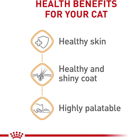 Royal Canin Feline Care Nutrition Hair & Skin Care Adult Thin Slices in Gravy Cat Food, 3 oz (Pack of 12)