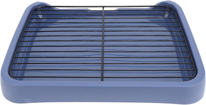Acouto Dog Potty Pad Holder Tray - Dog Potty Tray Removable Indoor Training Toilet Portable Puppy Pad Holder with Grille Small and Medium Dogs - Puppy Litter - Pet