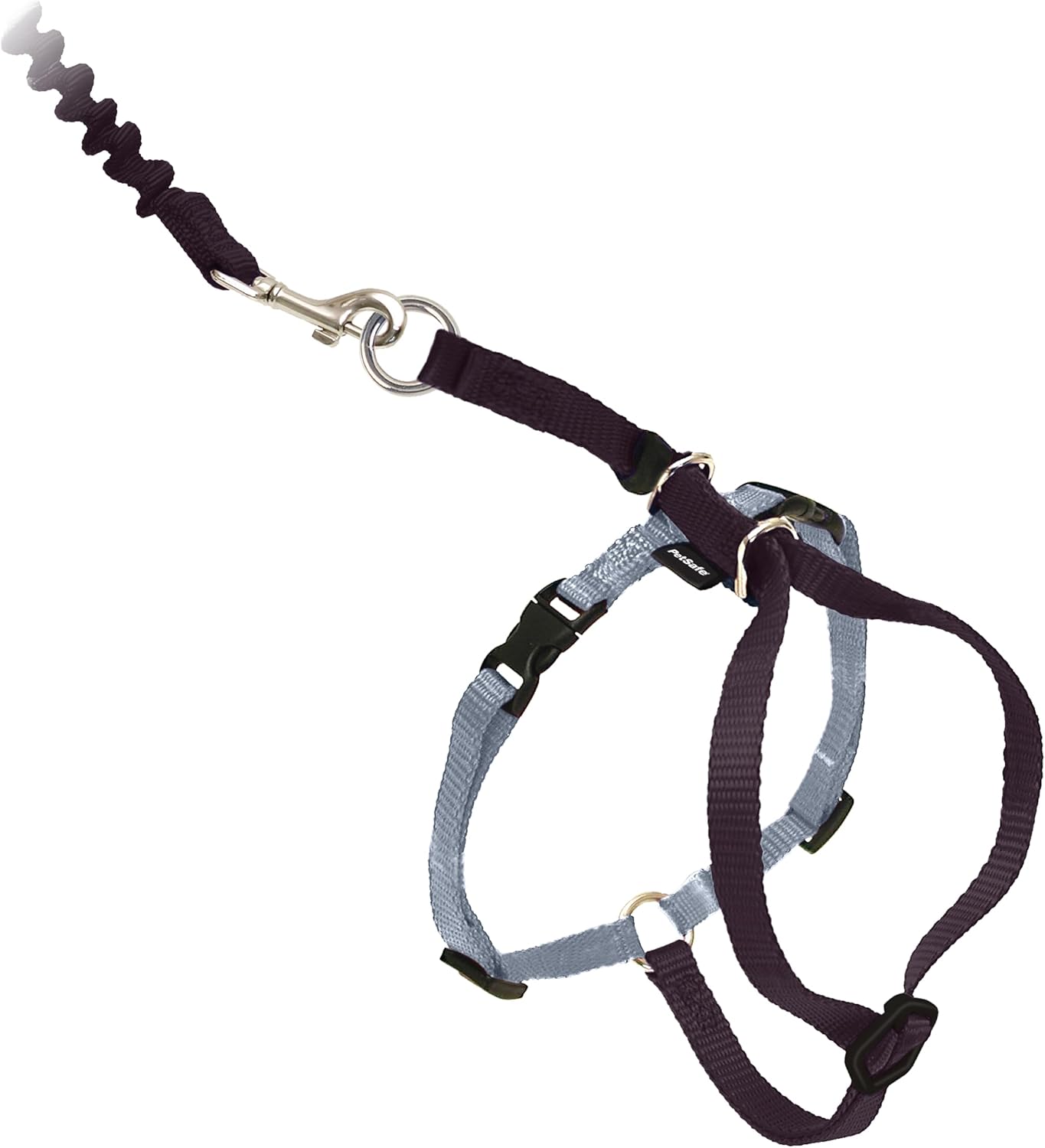PetSafe Come with Me Kitty Harness and Bungee Leash, Large, Black