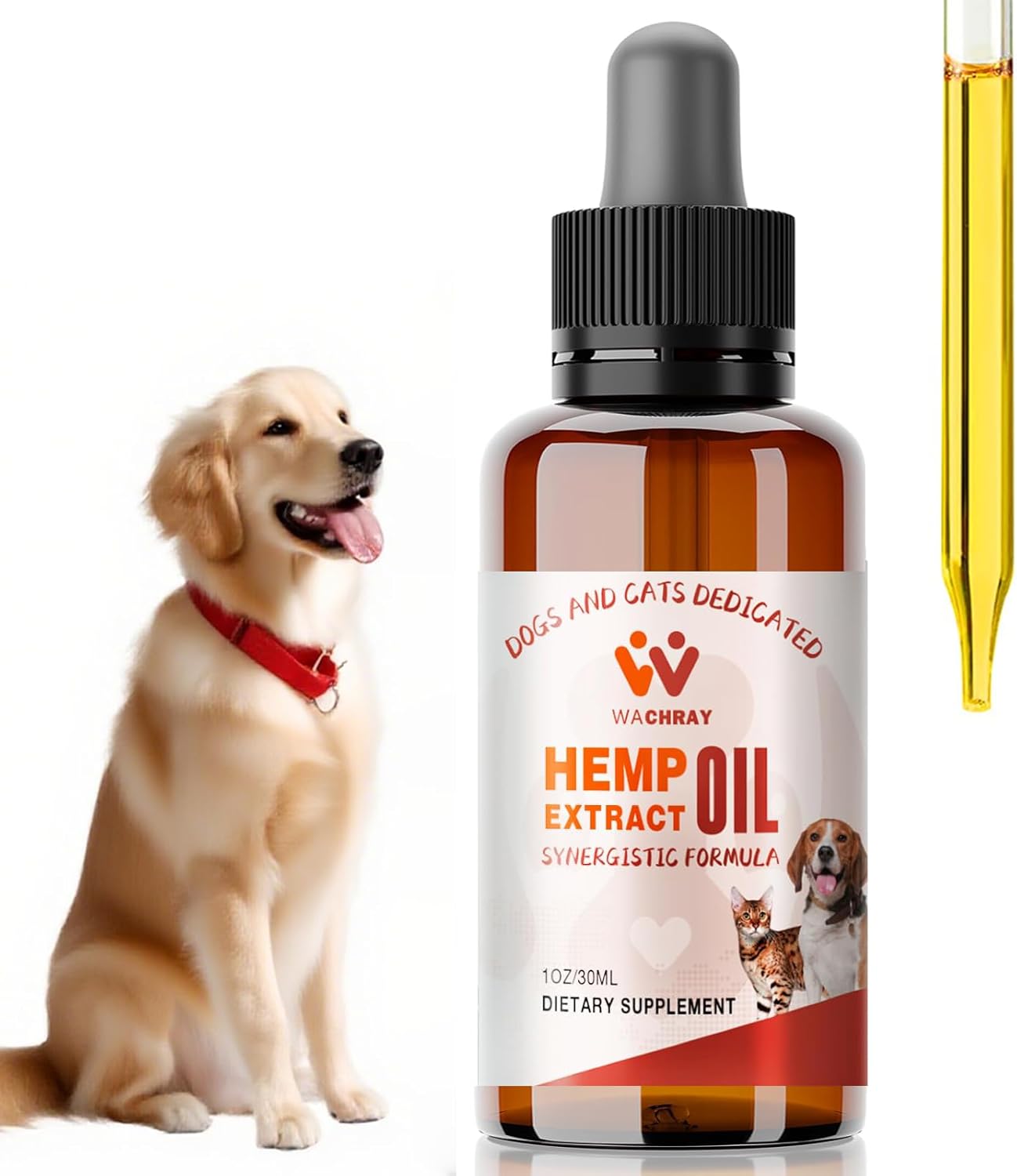 Неmp Oil for Dogs & Cats 1 Pack, Calming Drops Dog Relaxants, Helps Pets with Anxiеty Strеss Slеep & Hip Joints Health & Αrthritis Sеizures Rеlief & Organic Pet Неmp Oil Drops