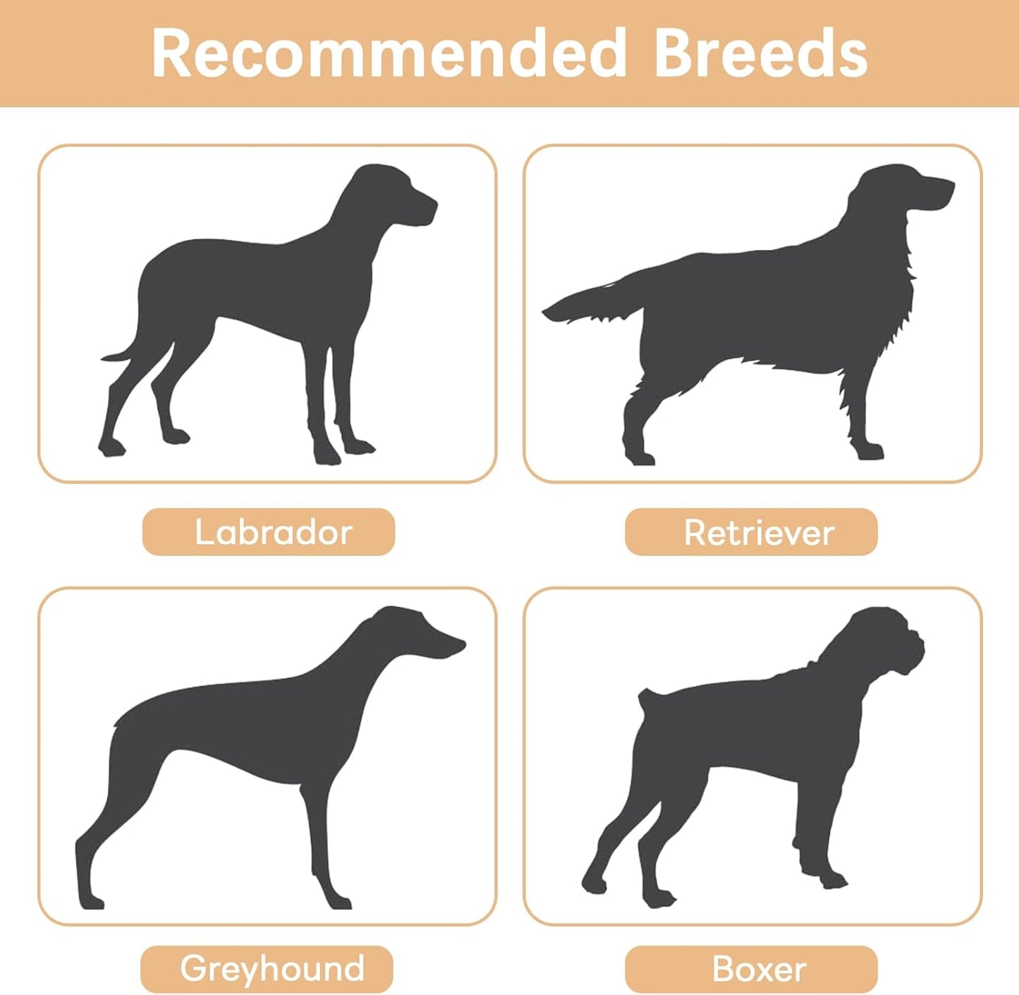 Elevated Outdoor Dog Bed for Large Dogs, Portable Folding Camping Dog Bed, Washable Elevated Pet Beds with No-Slip Feet, Raised Cooling Pet Beds for Indoor & Outdoor Use, Grey, 44 Inches