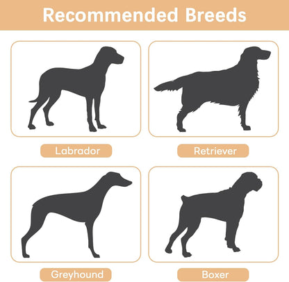 Elevated Outdoor Dog Bed for Large Dogs, Portable Folding Camping Dog Bed, Washable Elevated Pet Beds with No-Slip Feet, Raised Cooling Pet Beds for Indoor & Outdoor Use, Grey, 44 Inches