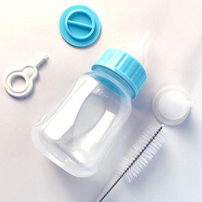 Mipcase Puppy Bottles for Nursing Set 2-Pack 4Oz Feeding Bottles with Precise Scale for Hand-Feeding Puppies and Kittens Lightweight Pet Nursing Supplies