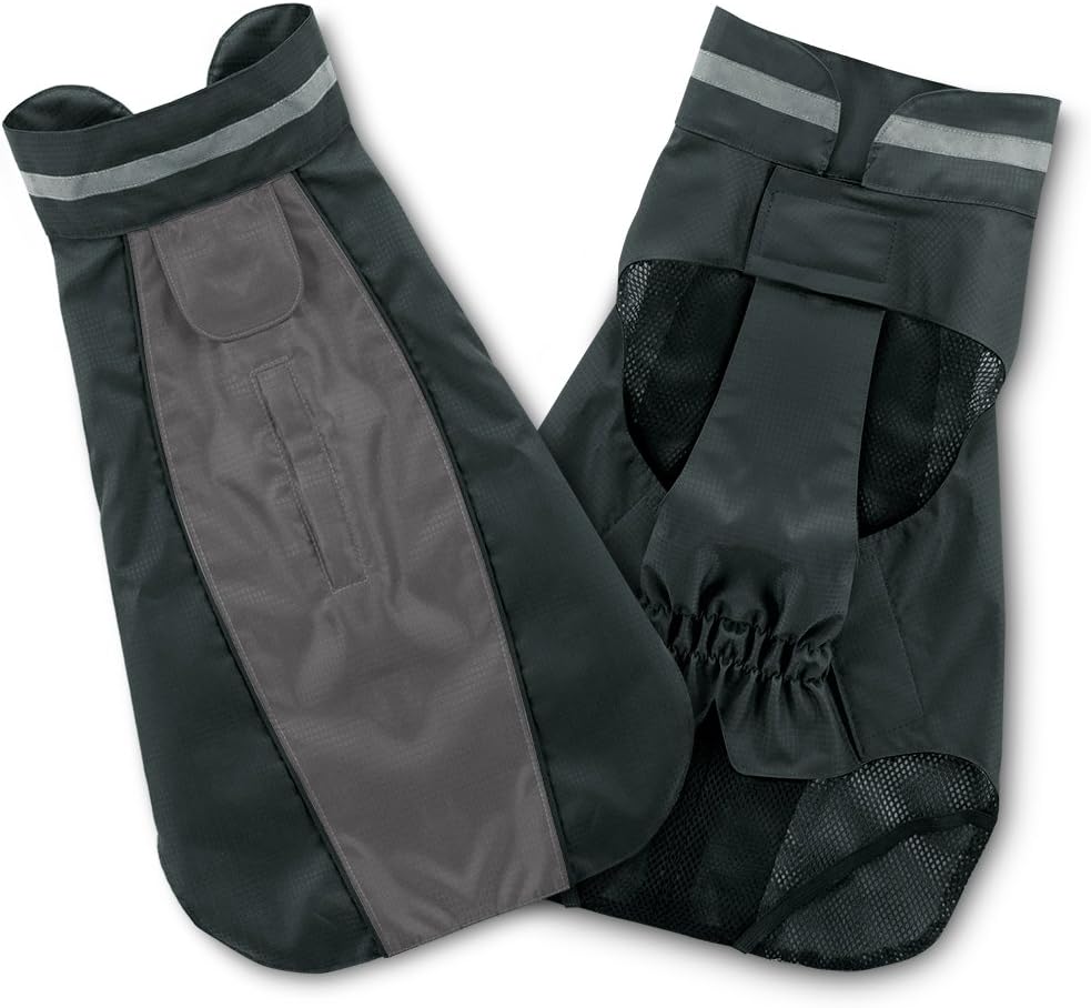 Voyager Dog Windbreaker by Best Pet Supplies - Gray, X-Small