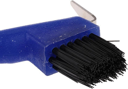 Hoof Pick with Brush Horse Grooming Equipment, Blue