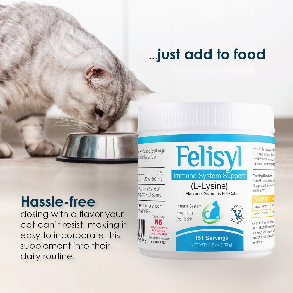 Felisyl Immune System Support(L-Lysine) Granules for Cats 3.5oz(100g)