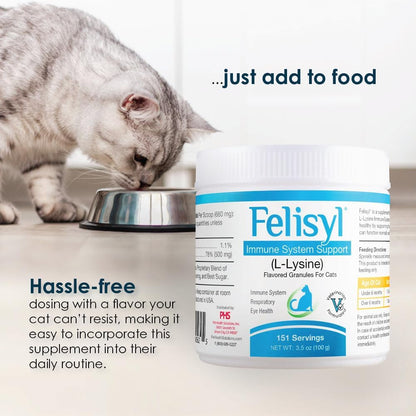 Felisyl Immune System Support(L-Lysine) Granules for Cats 3.5oz(100g)