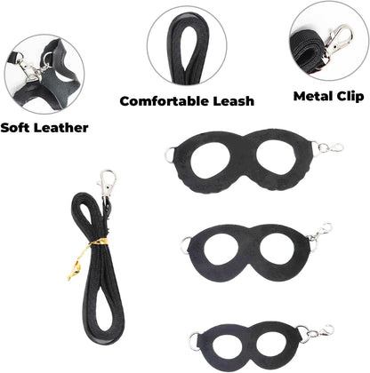 6 Pack Bearded Dragon Leash and Harness Set, Bearded Dragon Accessories, Leash and Harness Set for Gecko, Other Small Animals