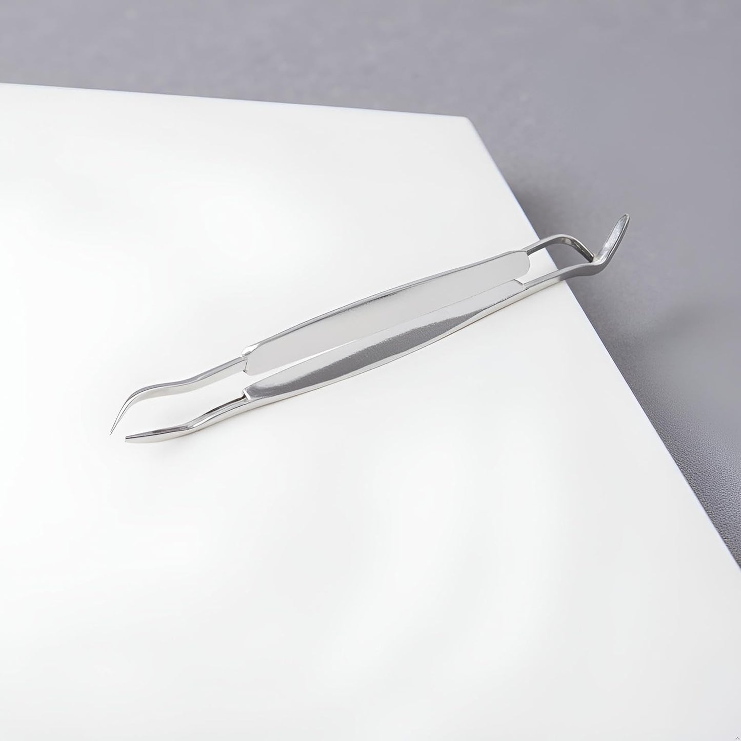 2 Pcs Stainless Steel Tick Tweezers Dual Tipped Tick Remover Tool First Aid Tweezers Tick Killer Tweezer for Human Dogs Cats Tick Remover Tools