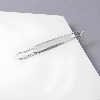 2 Pcs Stainless Steel Tick Tweezers Dual Tipped Tick Remover Tool First Aid Tweezers Tick Killer Tweezer for Human Dogs Cats Tick Remover Tools