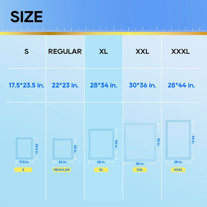HONEY CARE All-Absorb, X-Large 28" x 34", 40 Count, Dog and Puppy Training Pads, Ultra Absorbent and Odor Eliminating, Leak-Proof 5-Layer Potty Training Pads with Quick-Dry Surface, Blue