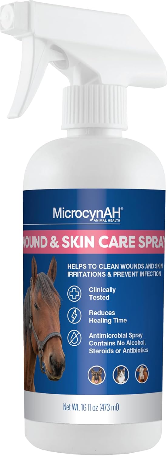 Manna Pro MicrocynAH Wound & Skin Care Spray, 16 oz