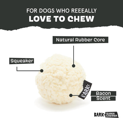 Barkbox Potato 2-in-1 Dog Toy - Tough Plush Squeaky Chew Toy for Large Dogs | Large