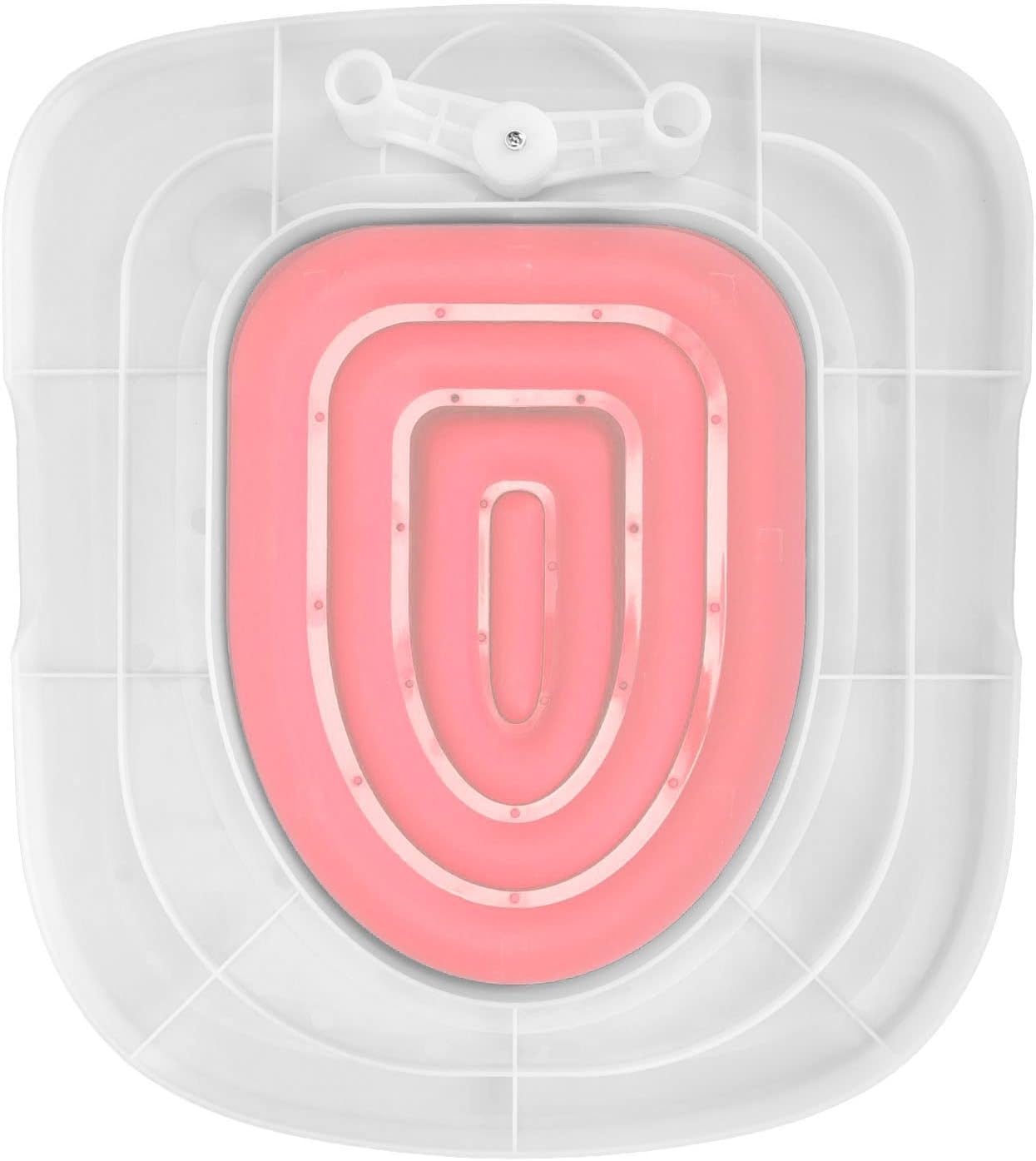Cat Toilet Ing Kit, Training Universal Reusable Environmentally Kit, Potty Seat, Litter Boxes Friendly Trainer for Pet Cleaning Systems Plastic Er Cleaning, Supply, Teach to Use (White Tray, 1 Pink