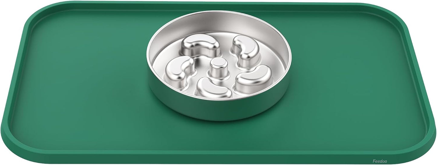 Slow Feeder + Food Mat Set