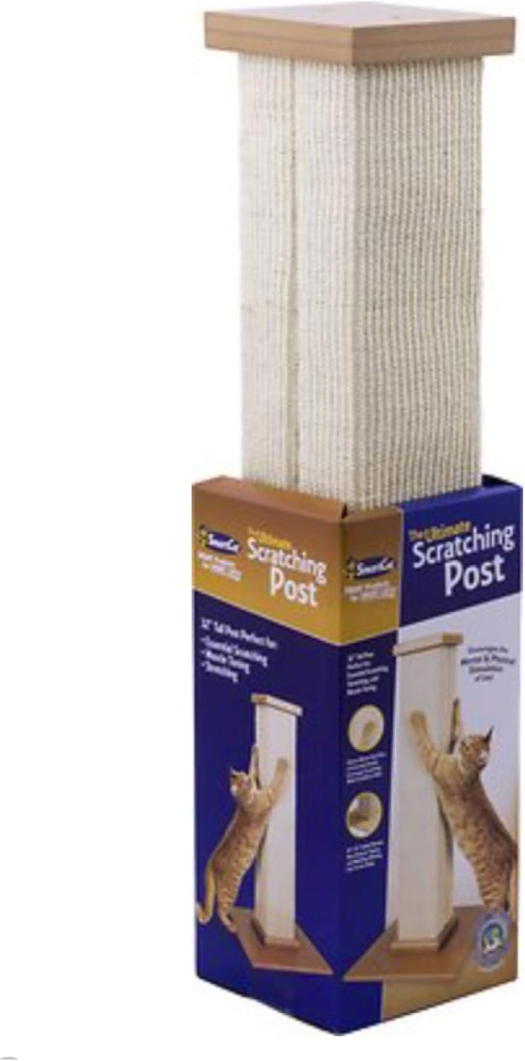 SmartCat Pioneer Pet Ultimate Scratching Post (Beige)