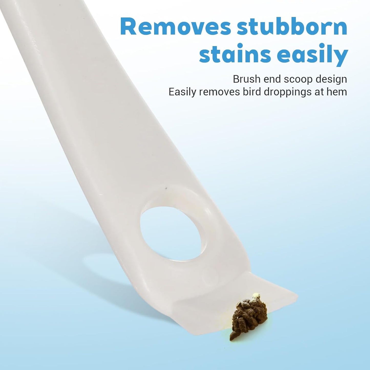 4PCS Bird Cage Cleaner Brush with Long Handle & Shovel, Durable Easy Birds Poop off Remover Tool, Small Animal Pet Cage Parrot Droppings Remover Brushes Bath Perches Cleaning Accessories