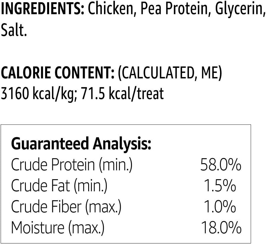 Amazon Brand - Solimo Chicken Jerky Dog Treats, 2 pounds (Packaging May Vary)