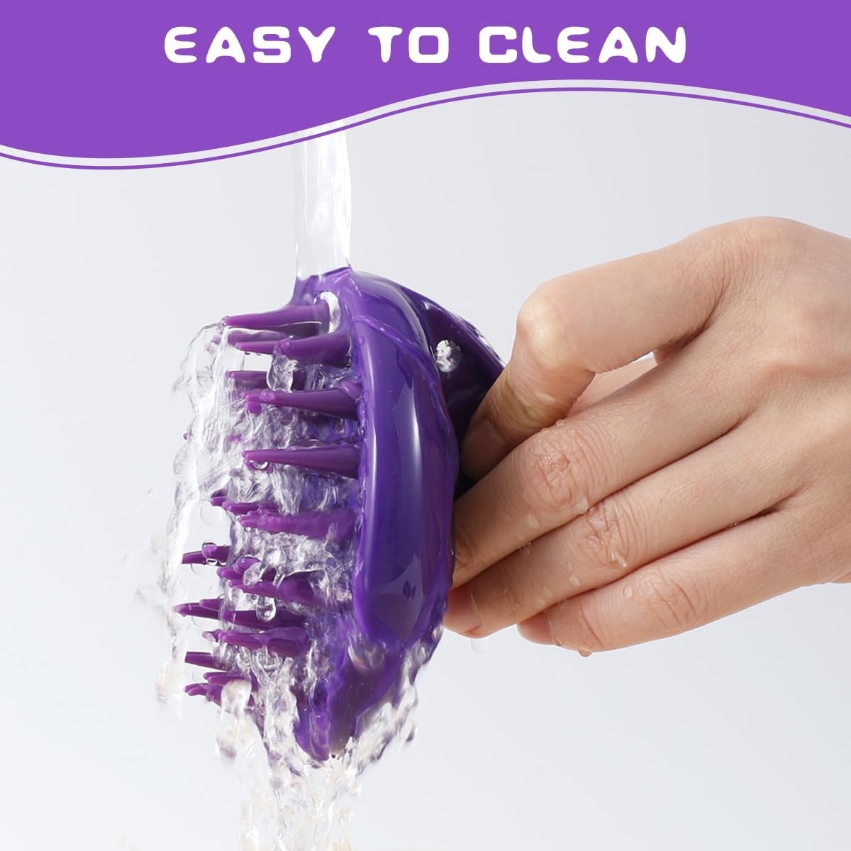 Cat Brush with Soft Rubber Pins, Washable Silicone Pet Brushes for Indoor Cats - Grooming Shedding Massage & Bath, Scratch-Free Removes Hair Mats, Tangles, and Loose Fur for Short to Long Haired