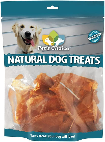 Pet's Choice Pig Ears, Plain, 10pk, Brown (PIG-EAR10PK)