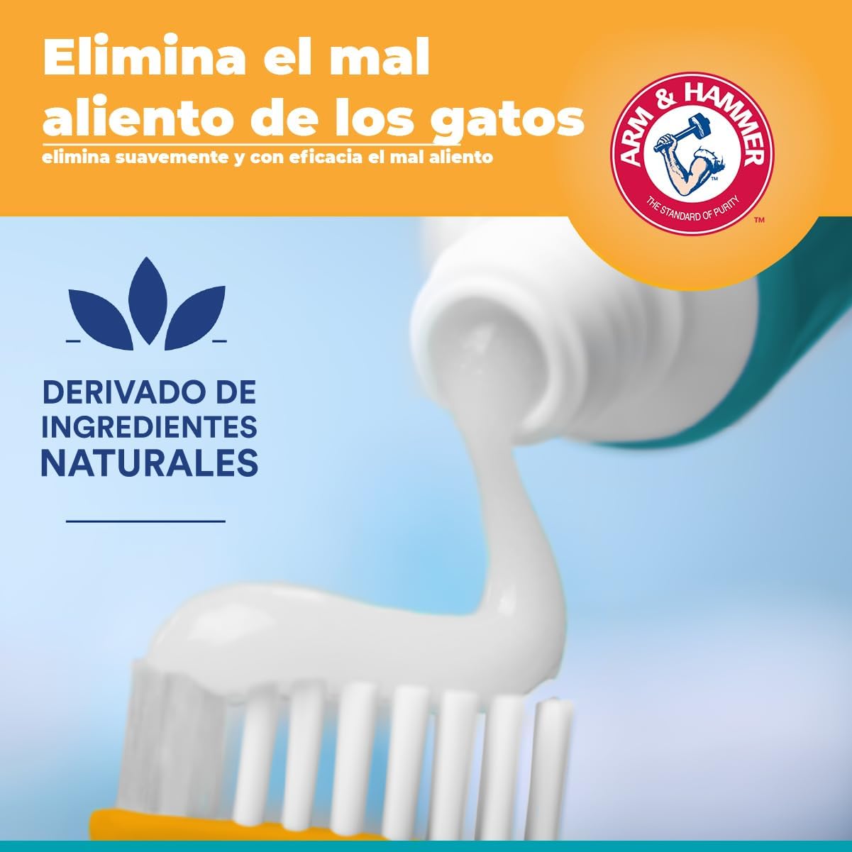 Arm & Hammer Cat Dental Kit - Toothbrush, Toothpaste and Oral Care for Kittens with Tuna and Fresh Mint Flavors