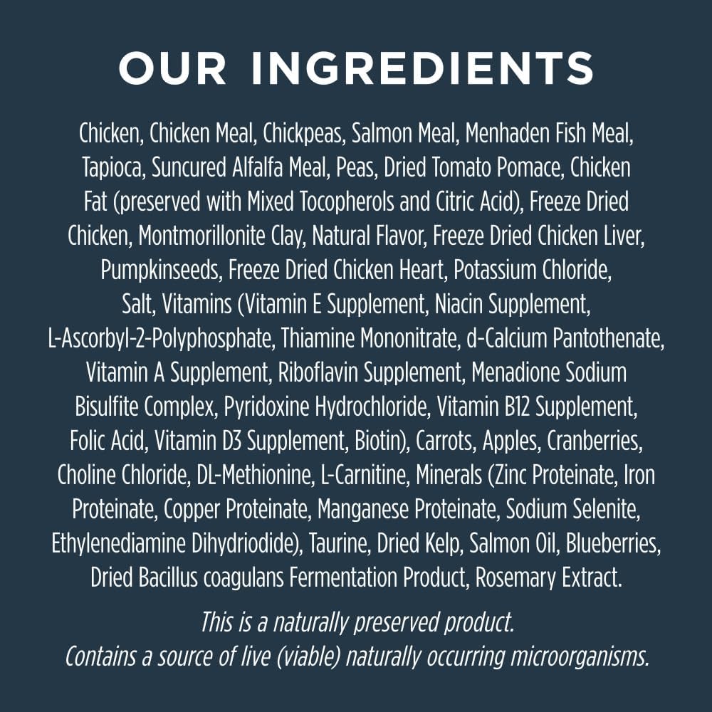 Instinct Raw Boost Healthy Weight, Natural Dry Cat Food with Freeze Dried Pieces, Grain Free Recipe - Real Chicken, 10 lb. Bag