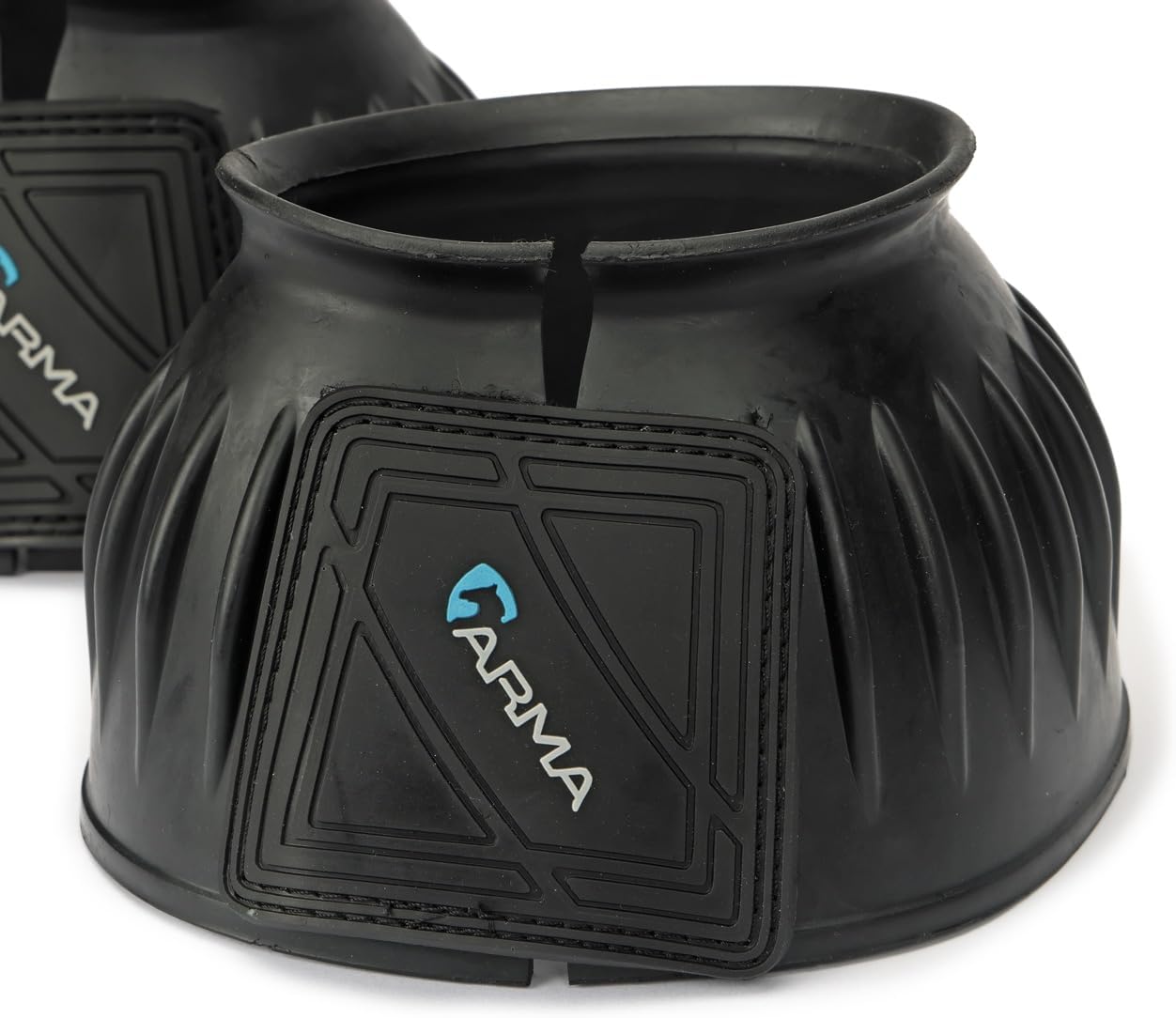 Shires Arma Overreach Bell Boots: Protect Your Horse's Hooves in Style Baby Blue/Pony