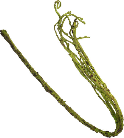 Fake Plant Reptile Vine Terrarium Accessory Sturdy Decorative Faux Rattan Climbing Habitat Decor for Reptiles and Amphibians