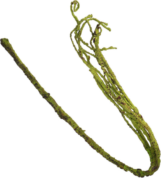 Fake Plant Reptile Vine Terrarium Accessory Sturdy Decorative Faux Rattan Climbing Habitat Decor for Reptiles and Amphibians