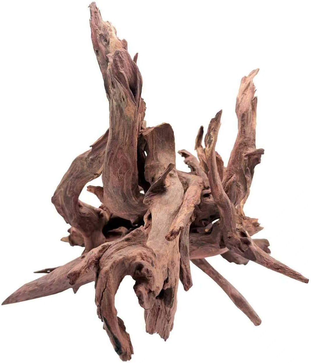 EFFIELER Natural Driftwood for Aquarium Decor –Unique Size (14-17 Inch 1-Pack) Real Wood Branches Fish Tank, Reptile Habitat, Terrarium, Hermit Crab,Aquatic Pets